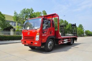 這款國六挖機平板運輸車很火，關(guān)注沒？